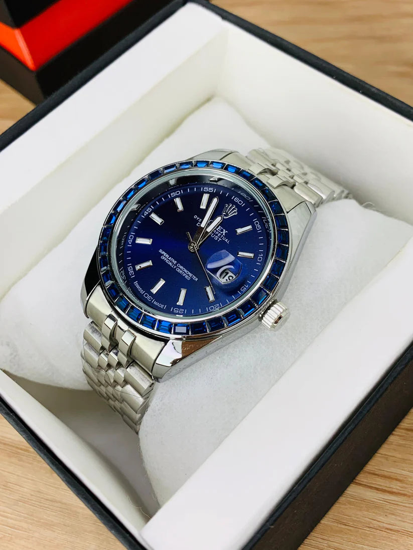 ROLEX OYESTER PERPETUAL DATEJUST - BLUE