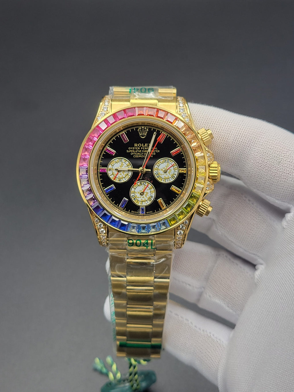 ROLEX RAINBOW DAYTONA BLACK