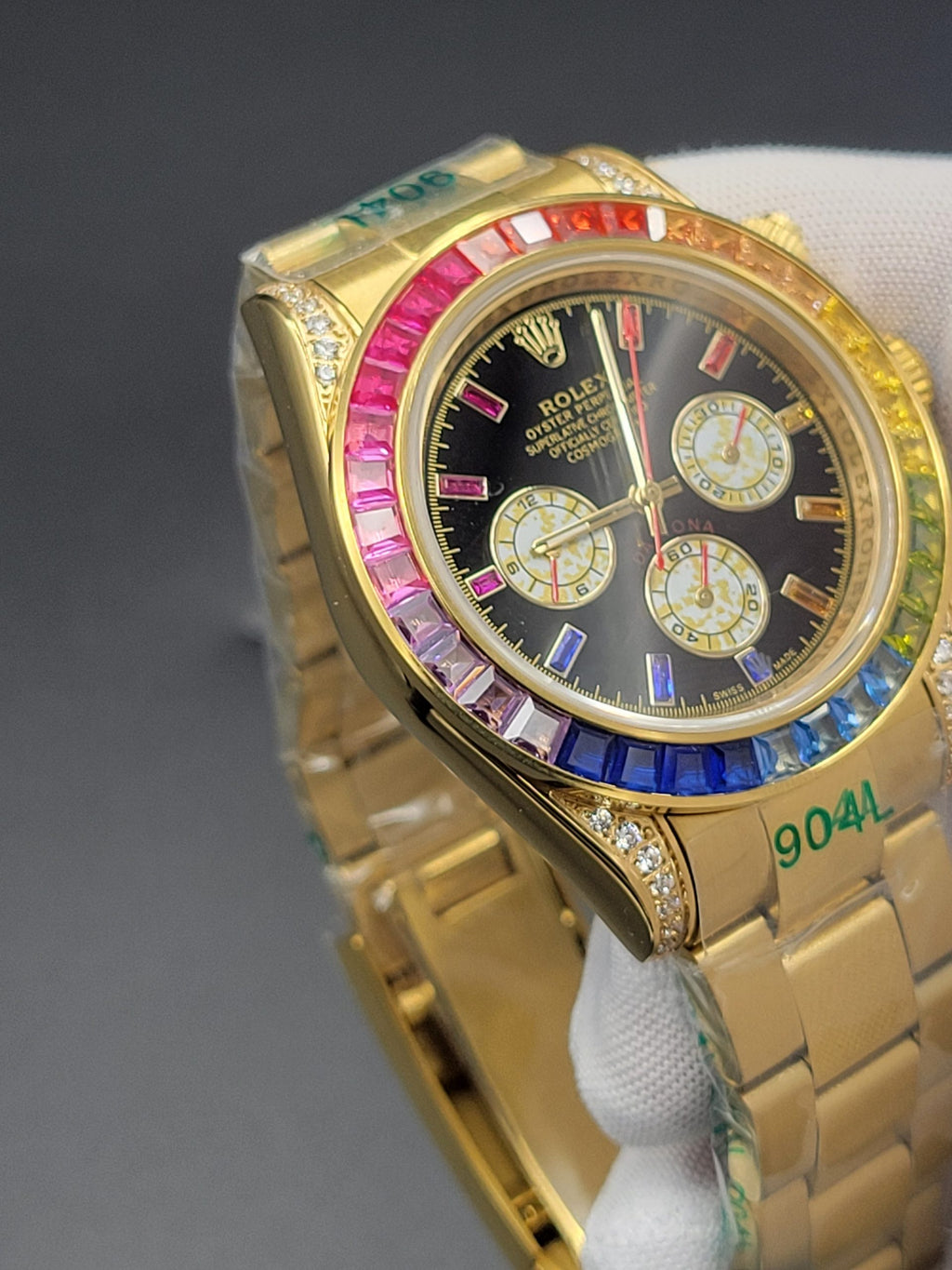 ROLEX RAINBOW DAYTONA BLACK