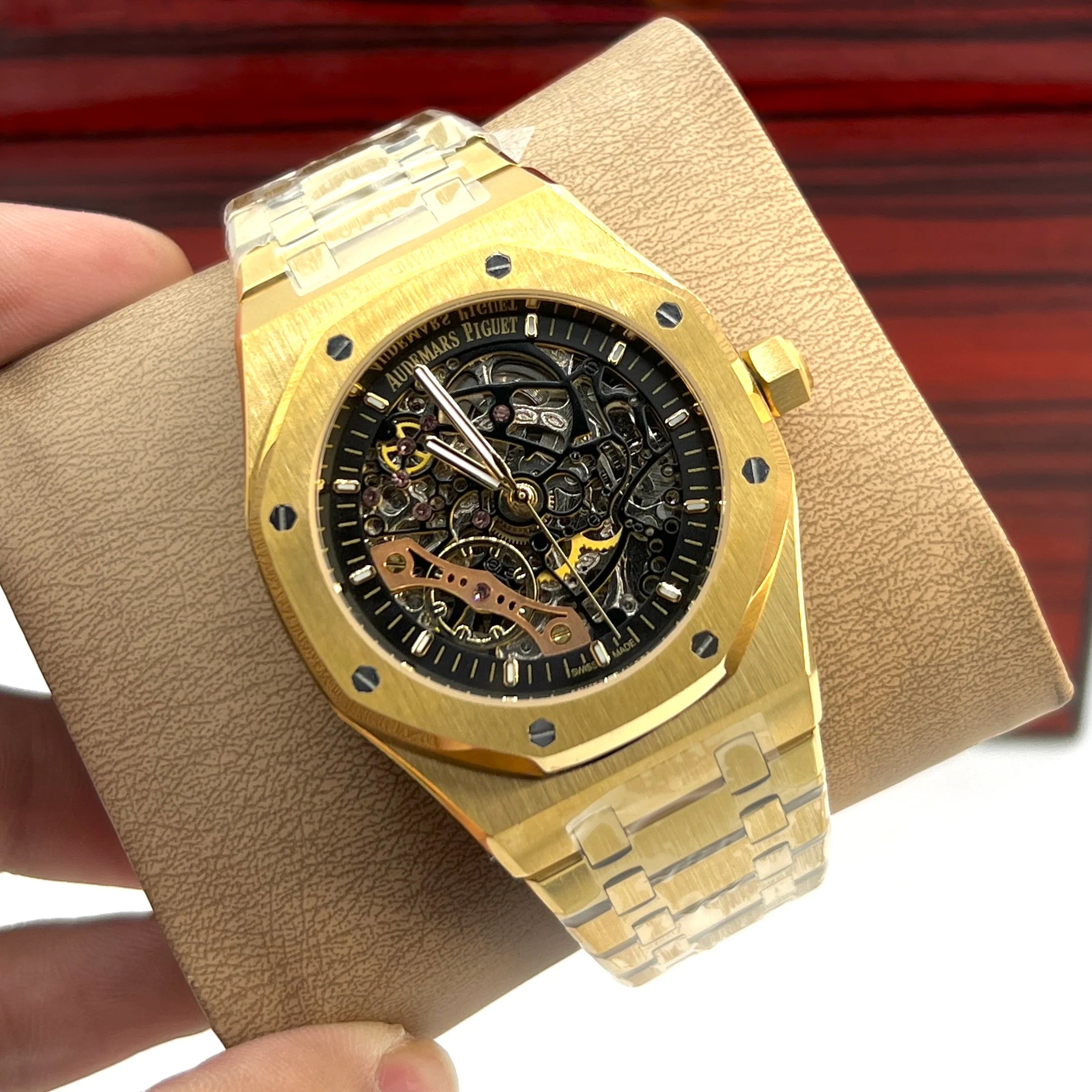 AUDEMARS PIGUET SKELETON - GOLDEN BLACK