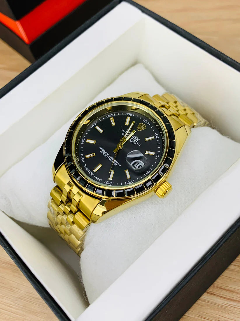 ROLEX OYESTER PERPETUAL DATEJUST - GOLDEN-BLACK