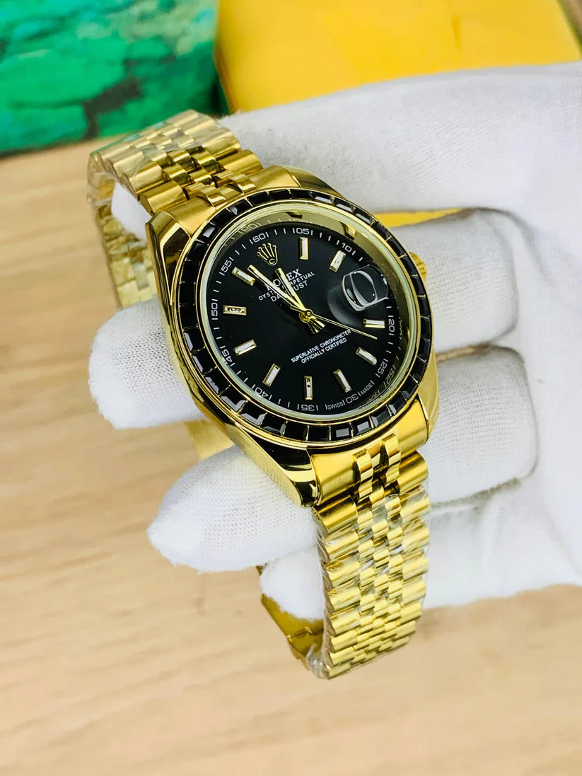 ROLEX OYESTER PERPETUAL DATEJUST - GOLDEN-BLACK