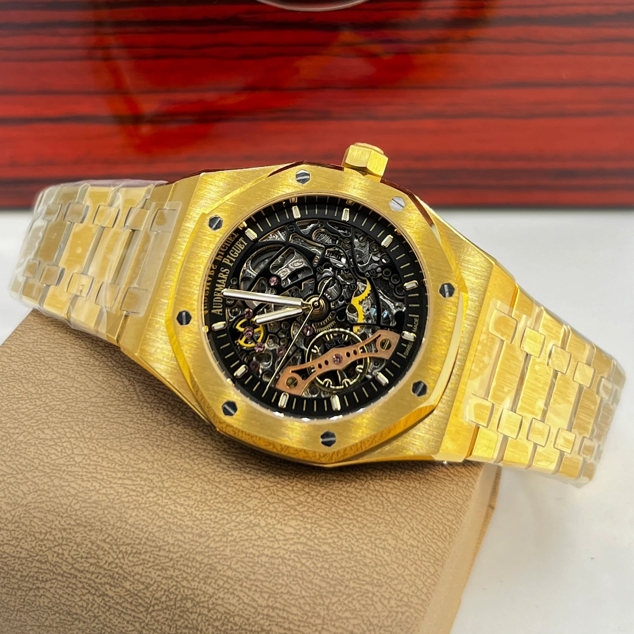 AUDEMARS PIGUET SKELETON - GOLDEN BLACK