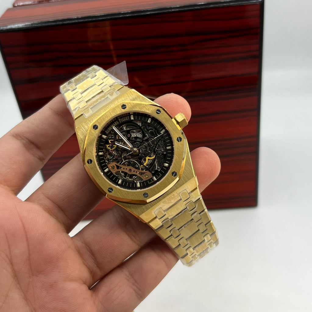 AUDEMARS PIGUET SKELETON - GOLDEN BLACK