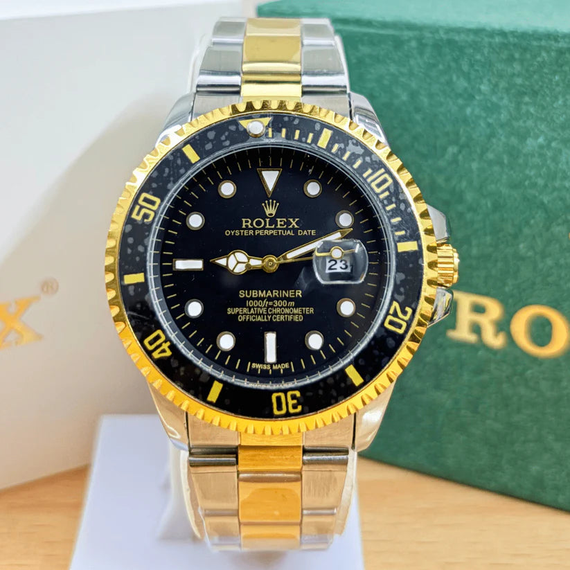ROLEX SUBMARINER GOLDEN BLACK
