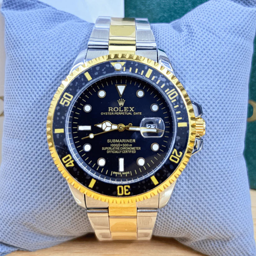 ROLEX SUBMARINER GOLDEN BLACK