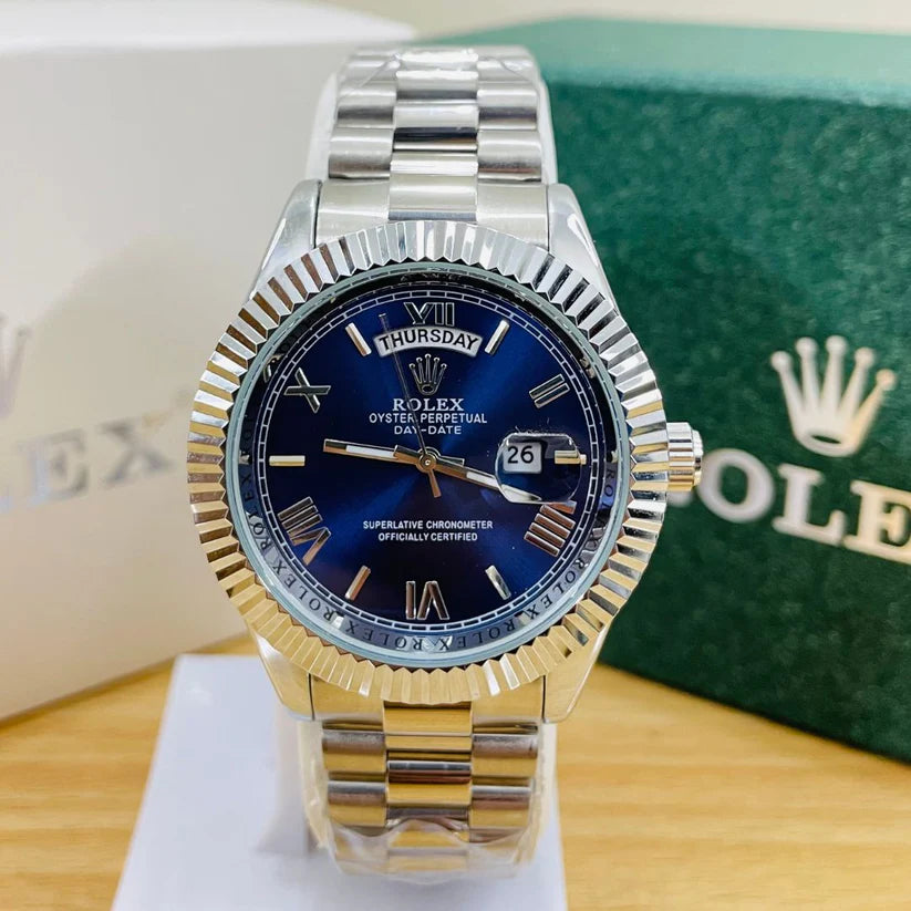 ROLEX DAY-DATE - NAVY BLUE DIAL