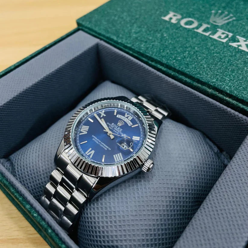ROLEX DAY-DATE - NAVY BLUE DIAL