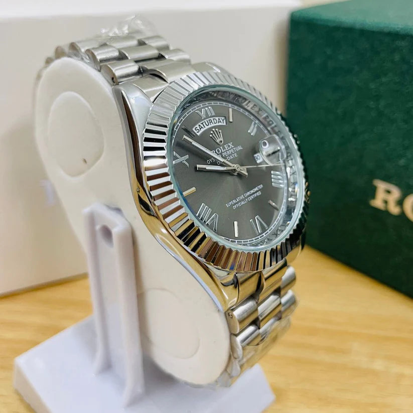 ROLEX DAY-DATE - BLACK DIAL