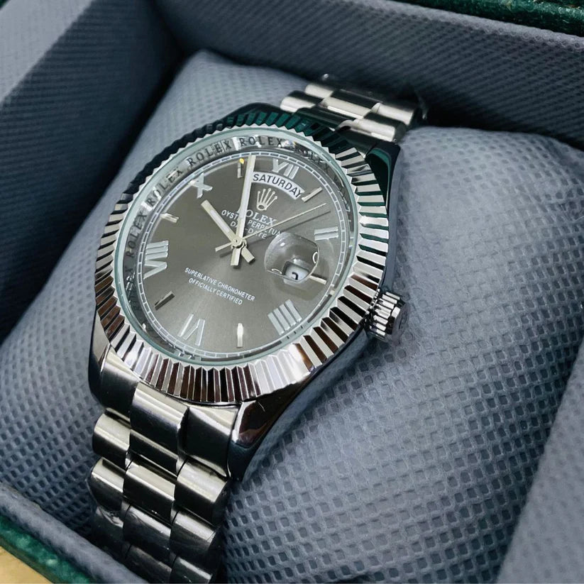 ROLEX DAY-DATE - BLACK DIAL