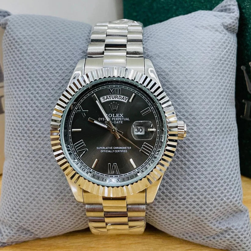 ROLEX DAY-DATE - BLACK DIAL