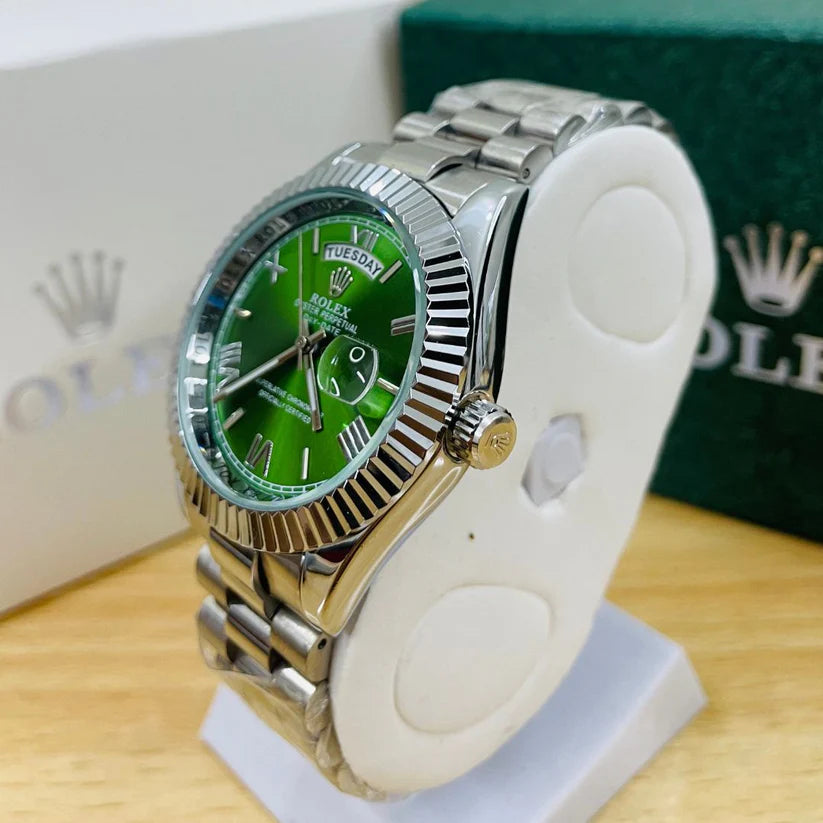 ROLEX DAY-DATE - OLIVE GREEN DIAL