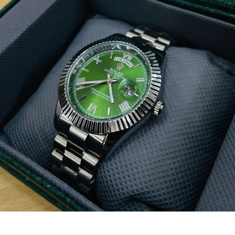 ROLEX DAY-DATE - OLIVE GREEN DIAL