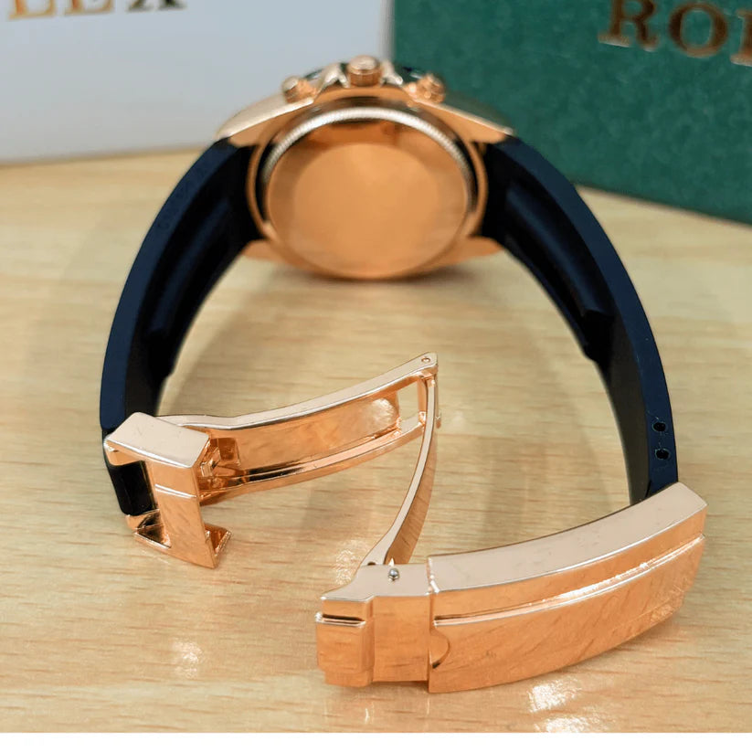 ROLEX DAYTONA STRAP - ROSE BLACK FROST