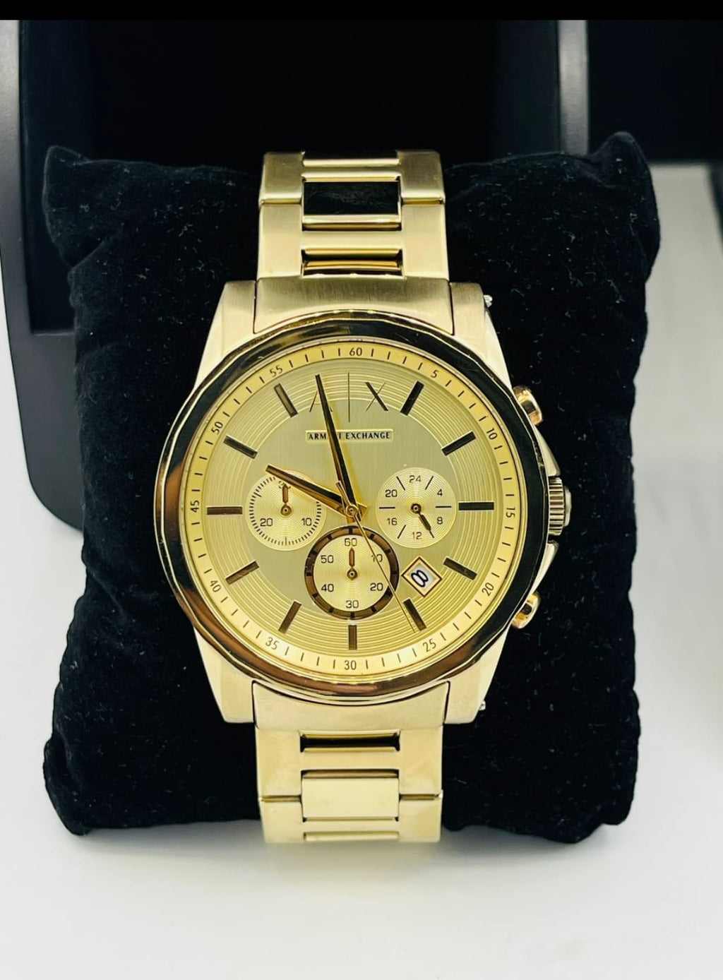ARMANI EXCHANGE GOLD CHRONOGRAPH 2099