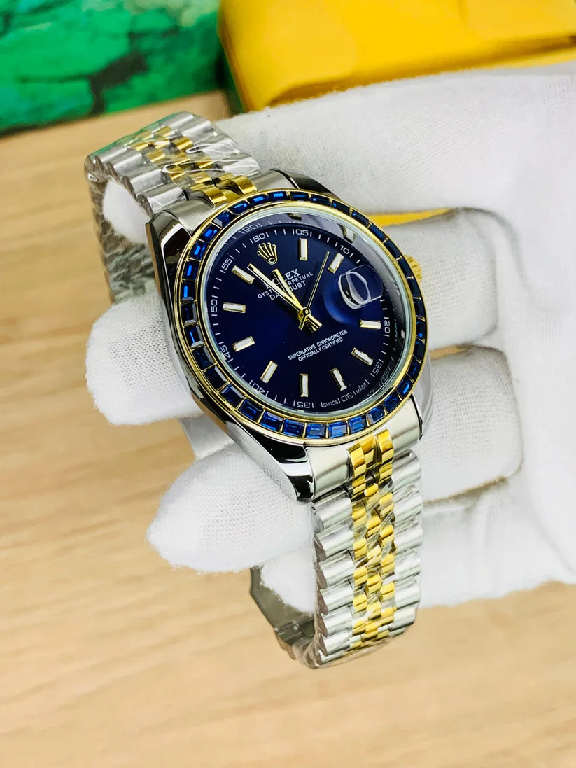 ROLEX OYESTER PERPETUAL DATEJUST - BLUE