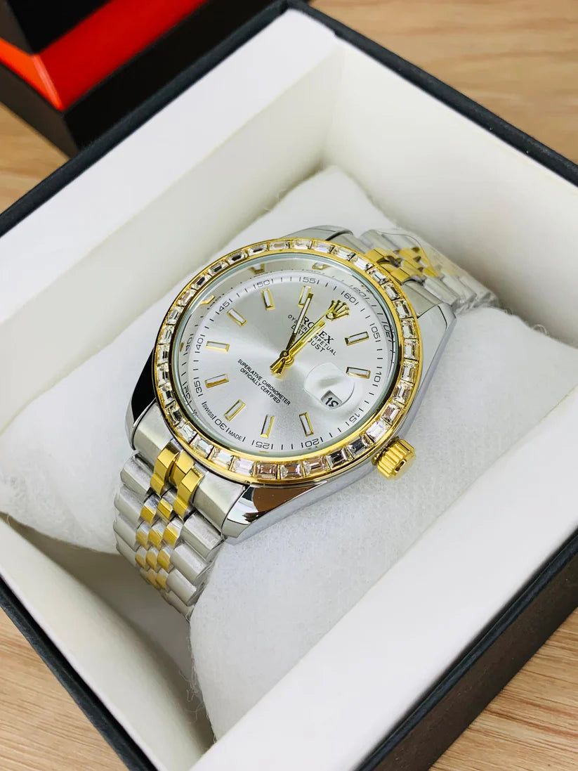 ROLEX OYESTER PERPETUAL DATEJUST - SILVER