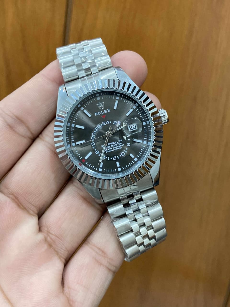 ROLEX SKY DWELLER BLACK DIAL