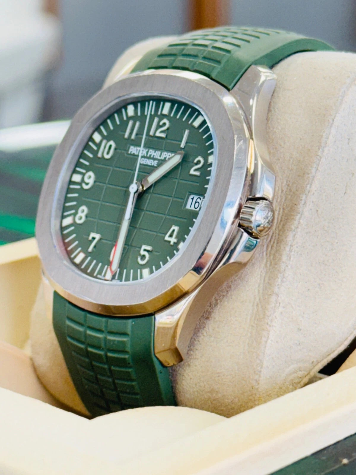 PATEK PHILLIPE TROPICAL STRAP - GREEN