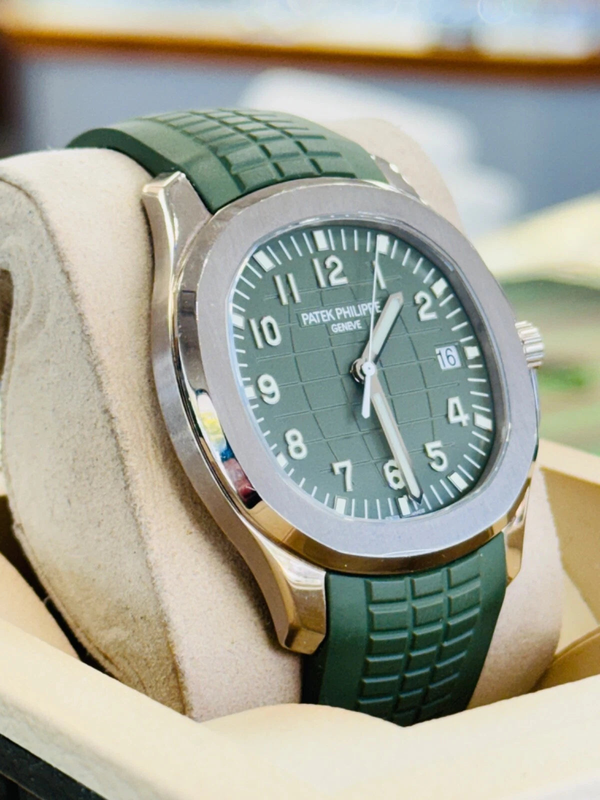 PATEK PHILLIPE TROPICAL STRAP - GREEN