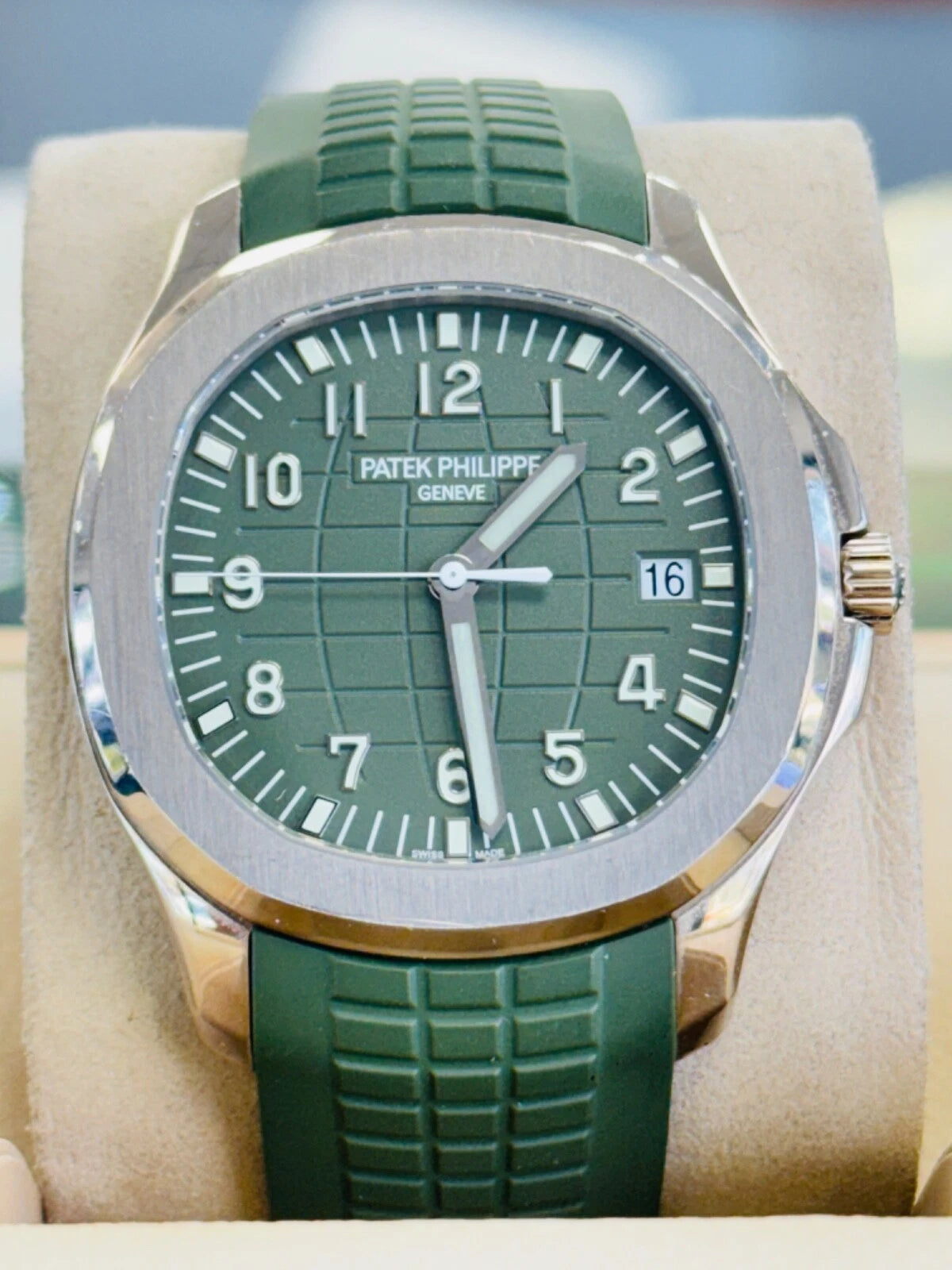 PATEK PHILLIPE TROPICAL STRAP - GREEN